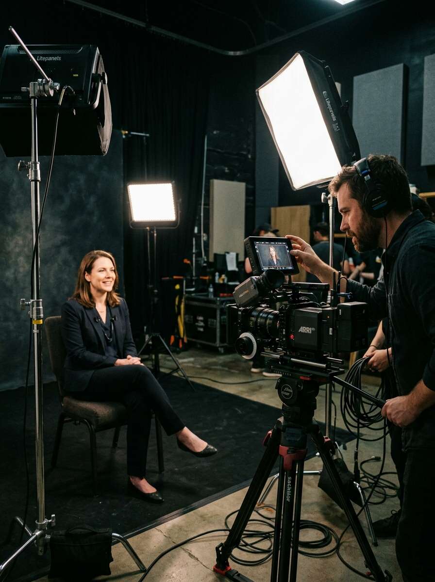 Interview shoot