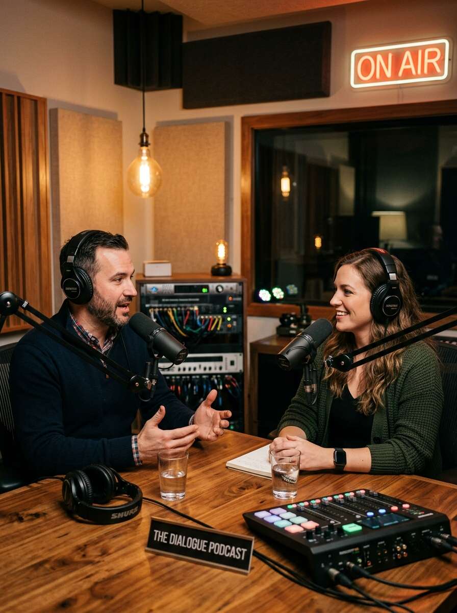 Podcast recording